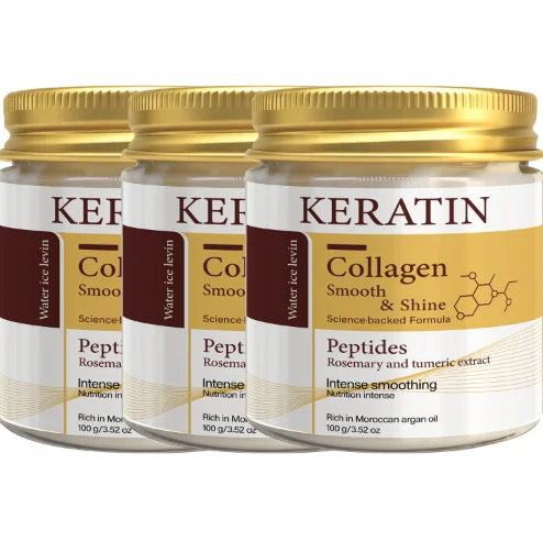 Keratin Collagen Hair Mask with Peptides & Rosemary