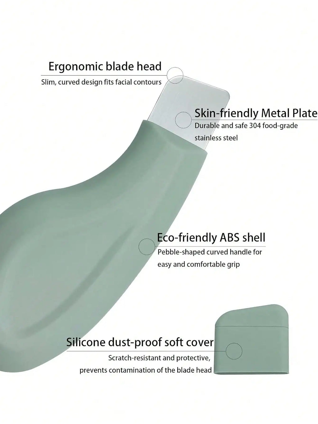 1pc Nose Blackhead Remover Tool Gentle Facial Pore Cleanser