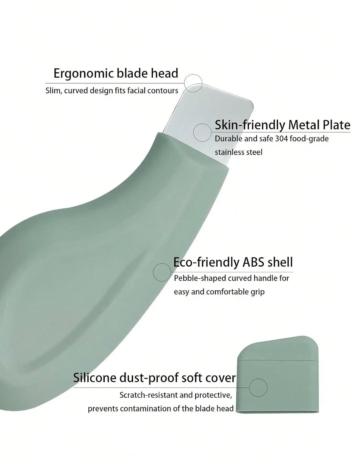 1pc Nose Blackhead Remover Tool Gentle Facial Pore Cleanser
