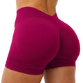 Gym Shorts Woman Butt Lifting Workout Short Leggings V